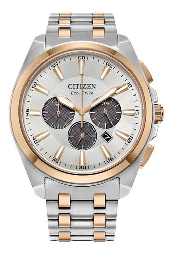 Citizen Acero Inox Con Esfera Plateada Peyten Ca4516-59a