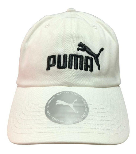 Boné Puma Aba Curva Essentials Branco Branco