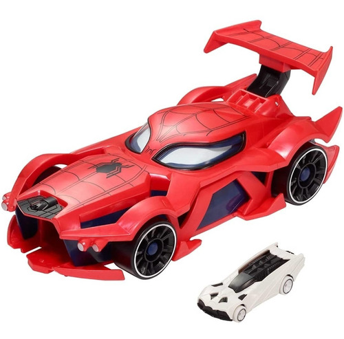 Carro De Spiderman Hot Wheels Lanzador De Carros 