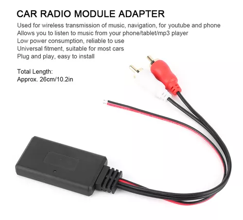 Adaptador De Módulo Bluetooth Sem Fio Universal Aux Audio 2