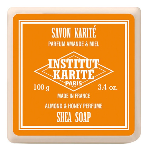 Institut Karite Shea Jabon En Barra Miel Y Almendras 100g