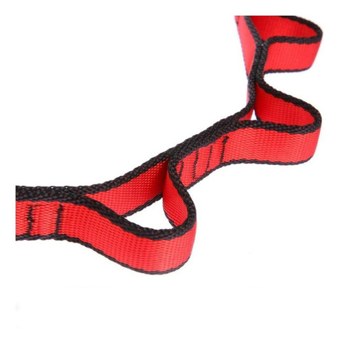 Banda De Estiramiento Yoga Y Pilates Mejora Tus Ejercicios Color Rojo