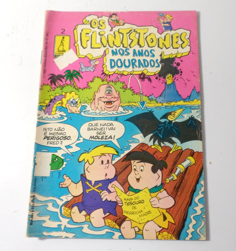 Revista Quadrinhos Os Flintstones Nos Anos Dourados Nº2 1988