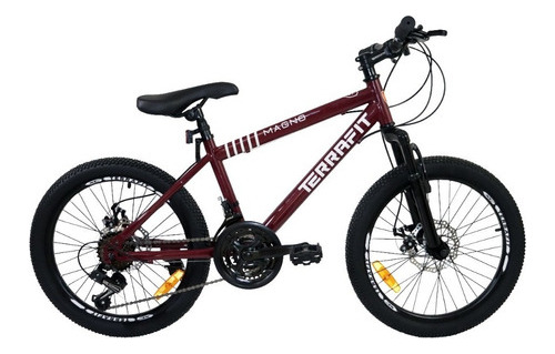 Bicicleta De Montaña Para Niño Rodada 20 Infantil Terrafit Color Marrón