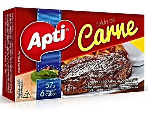 Caldo Tablete Carne 10x57 Gr Apti