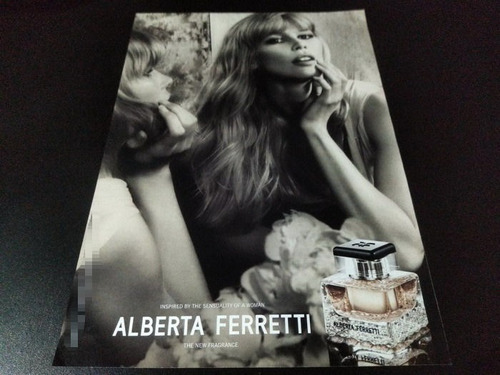 (pf040) Publicidad Alberta Ferretti * Claudia Schiffer