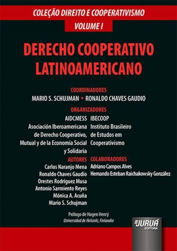 Derecho Cooperativo Latinoamericano - Vol. 1