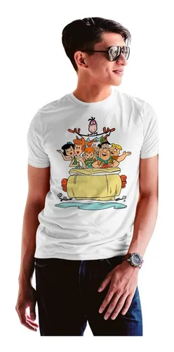Playera Caricaturas Anta as Los Picapiedra Personajes Auto