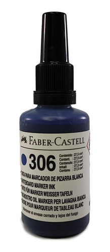 Tinta Para Marcador Borrable Azul X 27.5 Ml Faber Castell