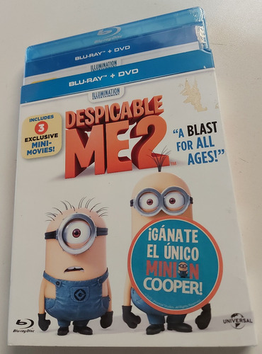 Despicable Me 2 (1 Blu-ray + 1 Dvd Con Slipcase Importado)