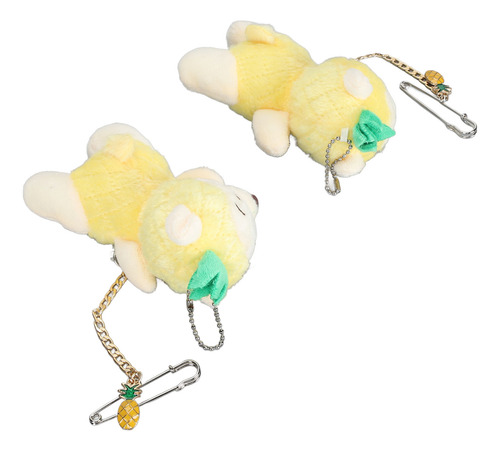 Llavero De Peluche, 2 Unidades, Bonitos Animales De Peluche