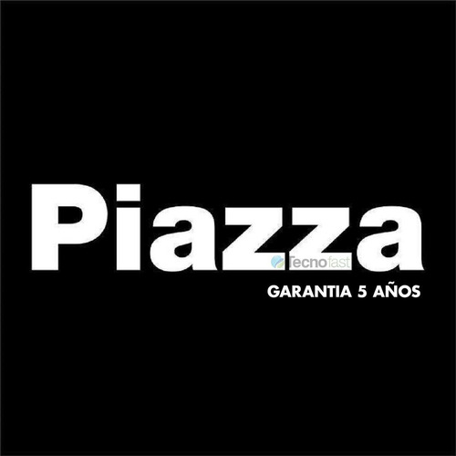 Grifería Piazza Arq Monocomando Ducha Ext C/ Transf Negra