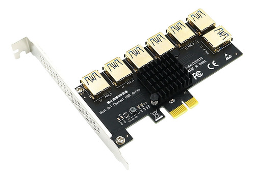 Multiplicador Pci-e Pcie 1 A 7 Pci-e X16 Usb Miner Adapt