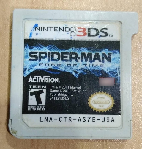 Spider-man. Edge Of Time. N3ds Org Usado. Qqj.