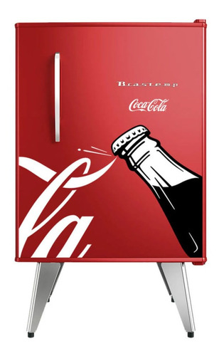 Geladeira frigobar Brastemp Retrô BRA08 coca-cola 76L 220V