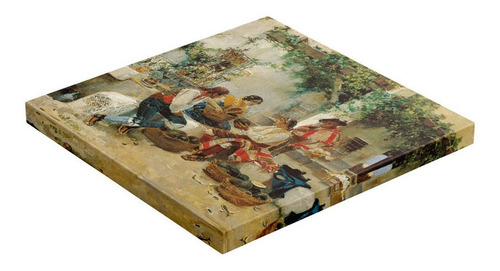Cuadro Vendiendo Melones Cuadrado - Joaquín Sorolla 50x50