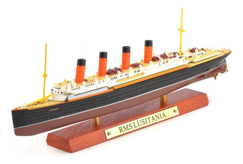 2024 Modelo De Navio De Cruzeiro Vintage Lusitania Em
