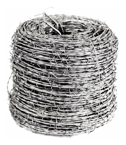 Alambre De Púa Galvanizado X 500 Metros (25kgs)