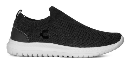 Imagen 1 de 7 de Tenis Charly Casual Elástico Slipon 1086146 Negro Unisx Gnv®