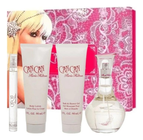 Perfume Paris Hilton Can Can Estuche Set Regalo X 100ml 