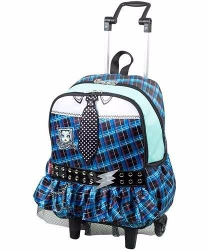 Mochila Monster High Frankie  - Rodas Original Sestini