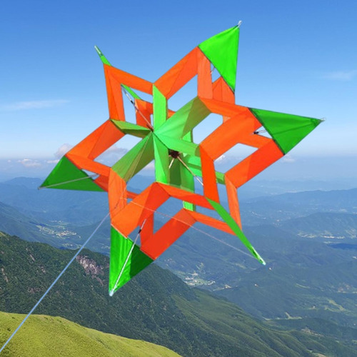 Cometa Lotus Con Bolsa De Almacenamiento, Hermosa Cometa 3d