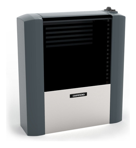 Calefactor a gas Coppens PELTRE ACERO 5000 para ambientes de 60m² - grafito