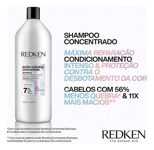 Redken Acidic Bonding Concentrate Shampoo 1000ml