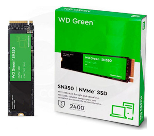 Disco Solido Ssd 240gb Western Digital M.2 Nvme Sn350 Tranza