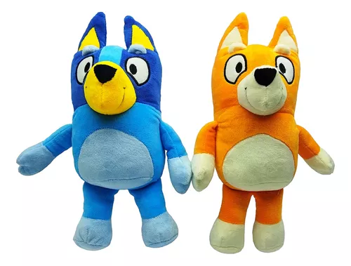 Peluche Bluey Y Bingo Juguete X2 Muñeco Grande 35 Cm