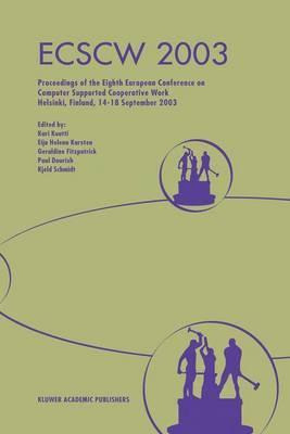 Libro Ecscw 2003 : Proceedings Of The Eighth European Con...