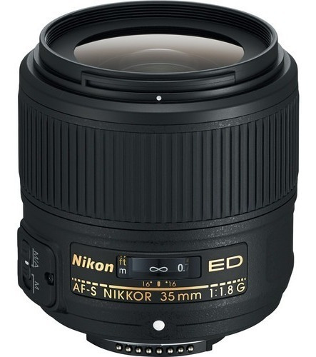 Nikon AF-S Nikkor 35mm f/1.8G Ed Full Frame 12x S/Juro