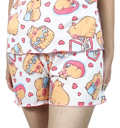 Pack X4 Pijama Con Bvd Y Short - Creaciones Sarvieli