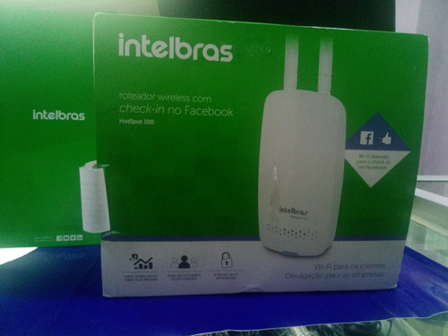 Roteador Intelbras C/check-in No Facebook Hotspot 300 Wifi 