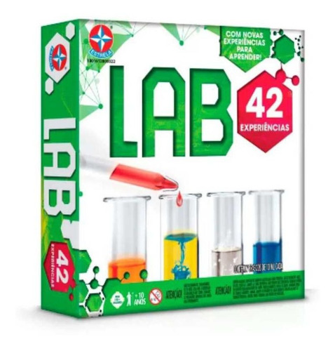 Jogo Lab 42 Experiências - Kit De Experiências - Estrela
