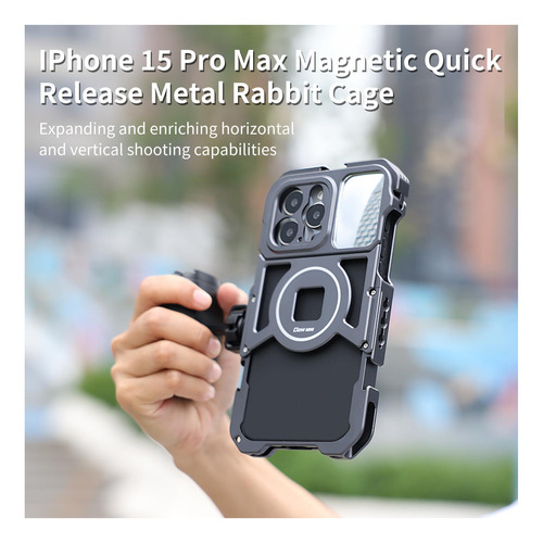 Vrig Iphone15 Promax All Metal Mobile Mobile Rabbit Cage Y