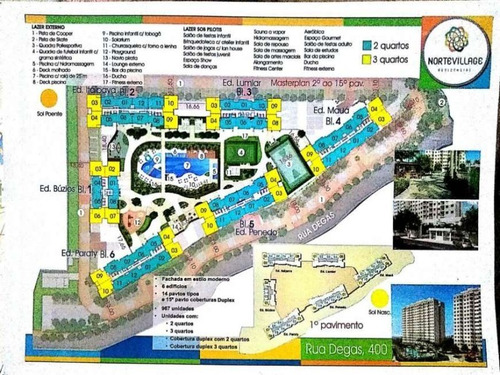 Imagem 10 de 29 de Norte Village, 2 Quartos (suite), Andar Alto, Lazer Completo - Ap00210 - 2129047