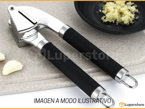 Kit X3 Utensilios Prensa Ajo, Abrelatas Y Cortador De Pizza