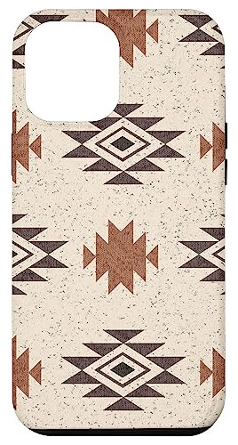 Funda Para iPhone 13 Pro Max Western Boho Aztec Pattern P-02