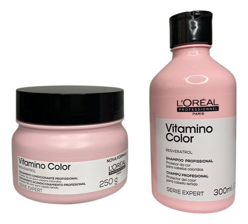 Kit Loreal Vitamino Color Shampoo 300ml + Condicionante 250g