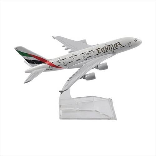 Airbus A380 Colores De Emirates, 100% Metálico Escala 1:500