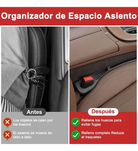 2pzs Relleno De Hueco Tiras Lateral Universal Asientos Coche | Cuotas sin interés