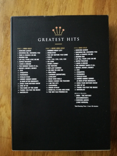 Abba Gold Greatest Hits Cd Doble + Dvd