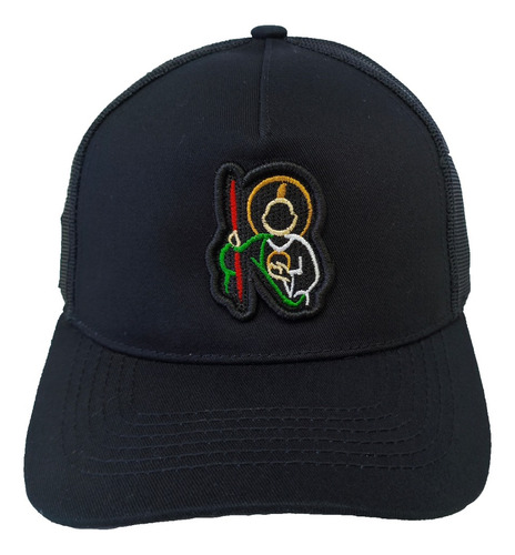 Gorra San Judas Tadeo,cachucha San Judas Negro Unitalla Adulto 58 Cm Lisa