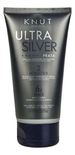 Knut Ultra Silver Máscara 150g Prata