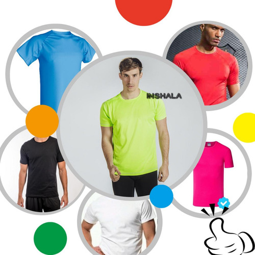 Pack X 20 Remeras Deportivas Dry Fit Vs Colores Envio Gratis