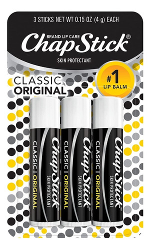 Balsamo Chapstick Classic Original Blister X 3