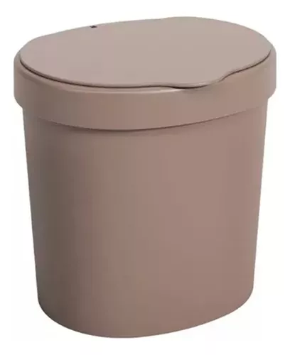  Bote de basura para baño, color blanco, juego de 2.4 galones +  4 galones, 2 rollos de bolsas de basura en el interior, IPX 5 impermeable  con sensor de movimiento con