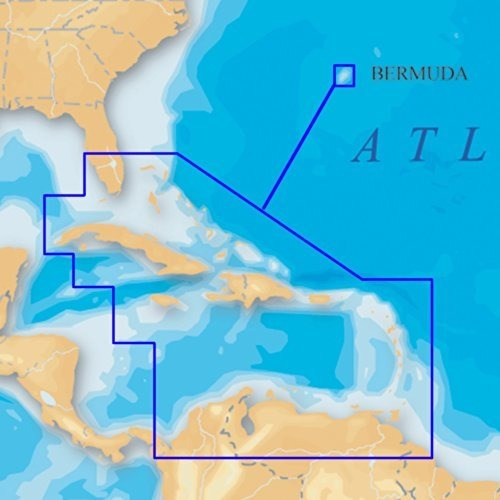 Cuadro Nautico Navionics Platinum Sd 908 Caribbean Bermuda K