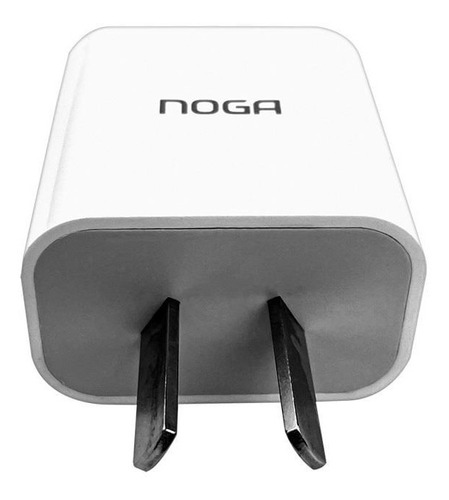 Cargador Rapido Usb Tipo C Adaptador Pared Noga Blanco 